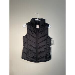 NWT So Black Puffer Vest Size XS